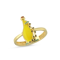 Zeytinyağı Özel Tasarım Altın Yüzük Y639