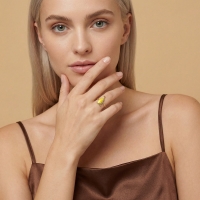 Zeytinyağı Özel Tasarım Altın Yüzük Y639